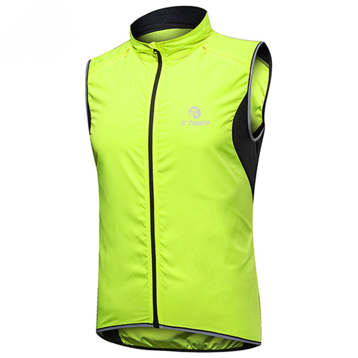 Sleeveless Windproof Vest Top Bike Sleeveless Cycling Jacket - Blue Force Sports