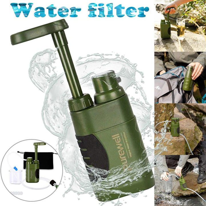 Multistage Outdoor Water Purifier for Emergency Camping Wilderness Survival - Blue Force Sports