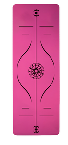 Yoga Mat Posture Line Non-slip Custom Fitness Mat For Beginners Plank Support - Blue Force Sports