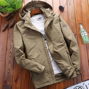 NIANJEEP autumn and winter clothing maleshield outdoor mountaineering suit and a casual and velvet jacket jacket - Blue Force Sports