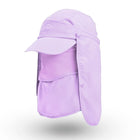 Sombrero para el sol definitivo para exteriores con protección extraíble para el rostro y el cuello