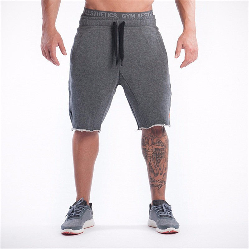 Muscle fitness Summer Shorts brothers Dr. sports pants five running training pants one generation - Blue Force Sports