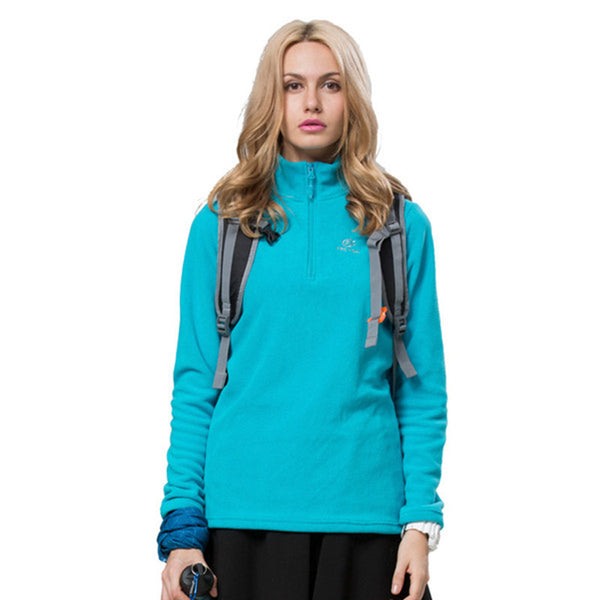 Autumn And Winter Warm Jacket Women's New Style Outdoor Women's Fleece Jacket - Blue Force Sports
