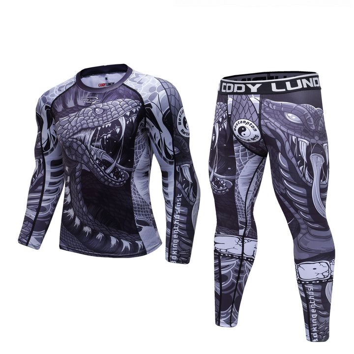 Perspiration quick-drying long-sleeved clothes - Blue Force Sports