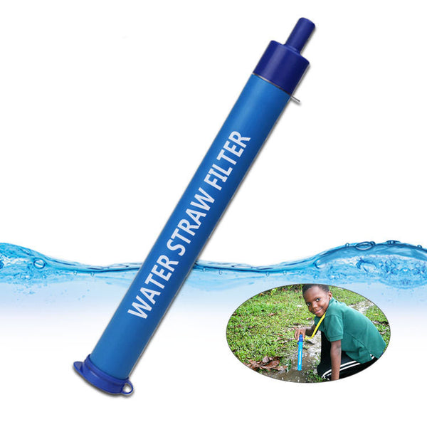A-type camping wild drink outdoor water purification straw - Blue Force Sports