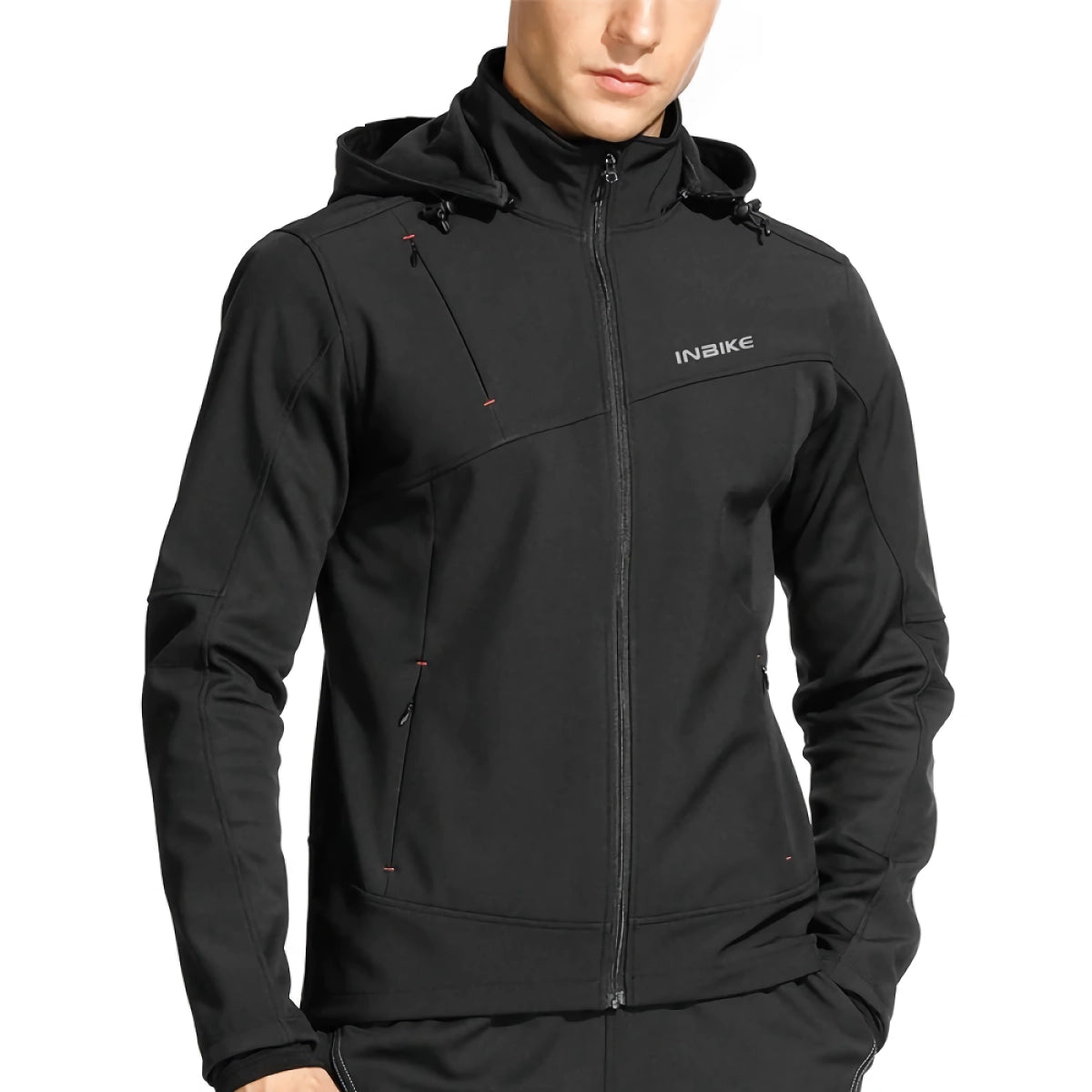 Windjacke für Herren – Thermo-Windjacke mit Kapuze