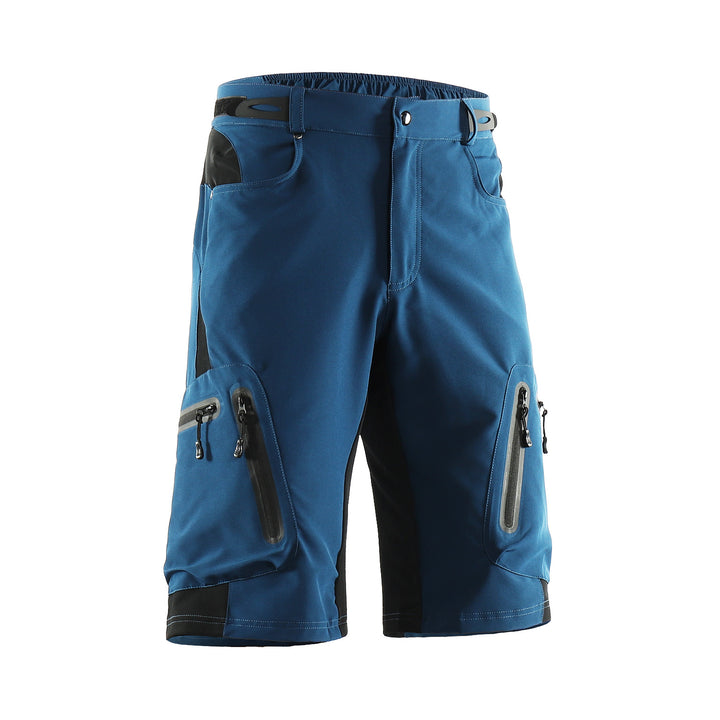 Outdoor Mountaineering Downhill Off Road Mountain Bike Five Point Cycling Shorts - Blue Force Sports