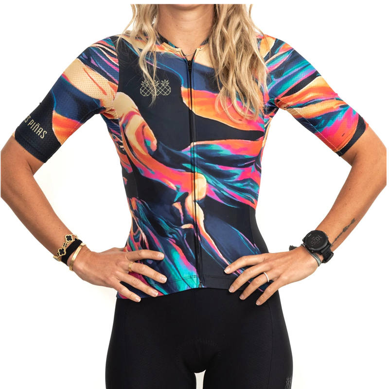 Cycling Suit Short-sleeved Mountain Bike Road Bike Bicycle Female Riding Equipment - Blue Force Sports