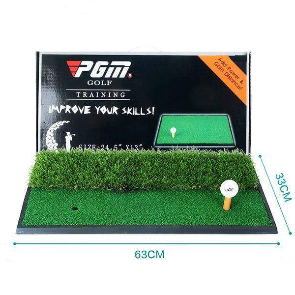 Turf Practice Mat For Driving Hitting Chipping Artificial Grass Backyard - Blue Force Sports