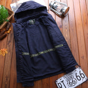 NIANJEEP autumn and winter clothing maleshield outdoor mountaineering suit and a casual and velvet jacket jacket - Blue Force Sports