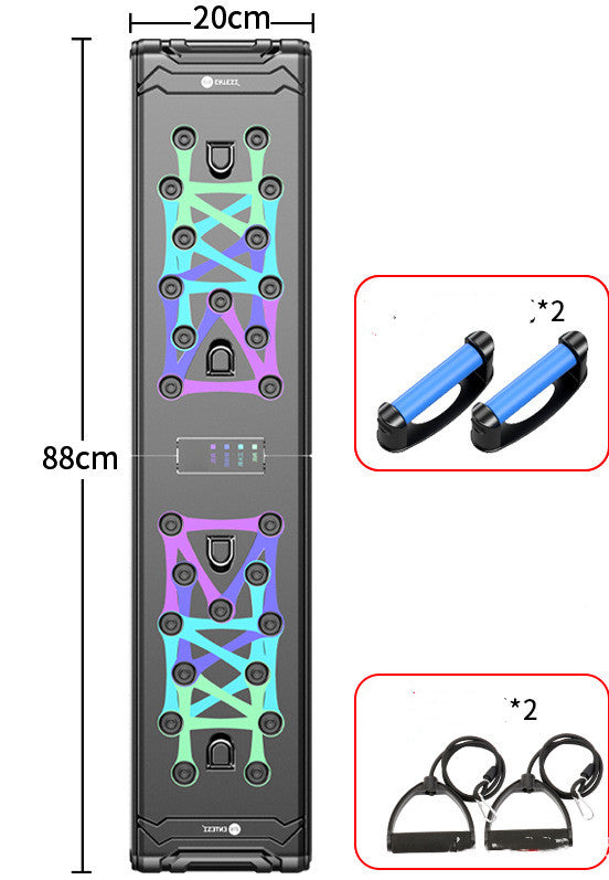 Multifunctional Bracket Men's Chest And Abdominal Muscle Training Equipment Push-up Board - Blue Force Sports