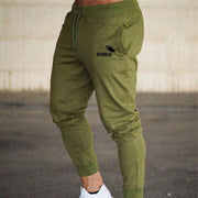 Sport European and American fitness printed casual trousers - Blue Force Sports