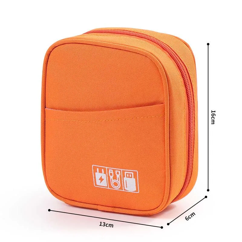 Tragbare, wasserdichte Datenkabel-Organizer-Tasche für Reisezubehör
