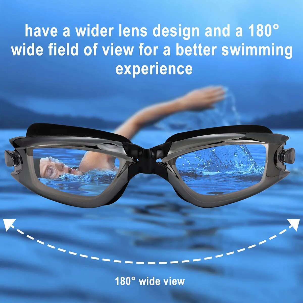 Professionelle Schwimmbrille für Erwachsene
