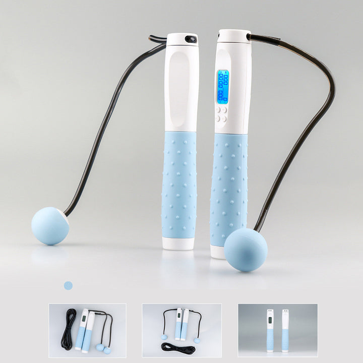 Smart electronic counting skipping rope - Blue Force Sports