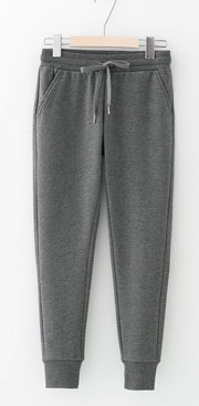 Cashmere casual pants 2021 autumn and winter new style, simple and easy to add loose trousers and warm pants Haren pants - Blue Force Sports