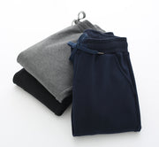 Cashmere casual pants 2021 autumn and winter new style, simple and easy to add loose trousers and warm pants Haren pants - Blue Force Sports
