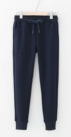 Cashmere casual pants 2021 autumn and winter new style, simple and easy to add loose trousers and warm pants Haren pants - Blue Force Sports