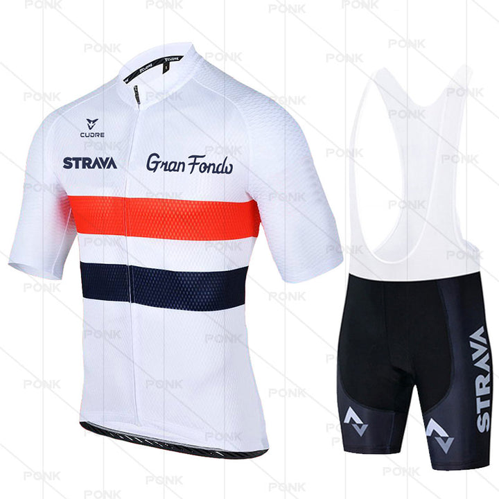 Short Sleeve Cycling Jersey Suit - Blue Force Sports