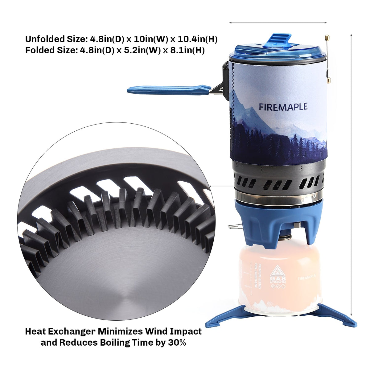 Neues tragbares Campingkochersystem Polaris X5