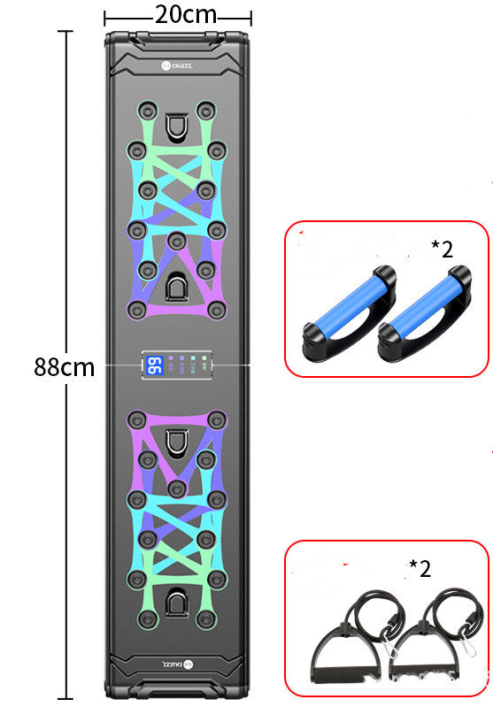 Multifunctional Bracket Men's Chest And Abdominal Muscle Training Equipment Push-up Board - Blue Force Sports