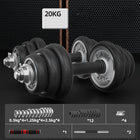 Men's Home Electroplating Pure Iron Barbell Set - Blue Force Sports