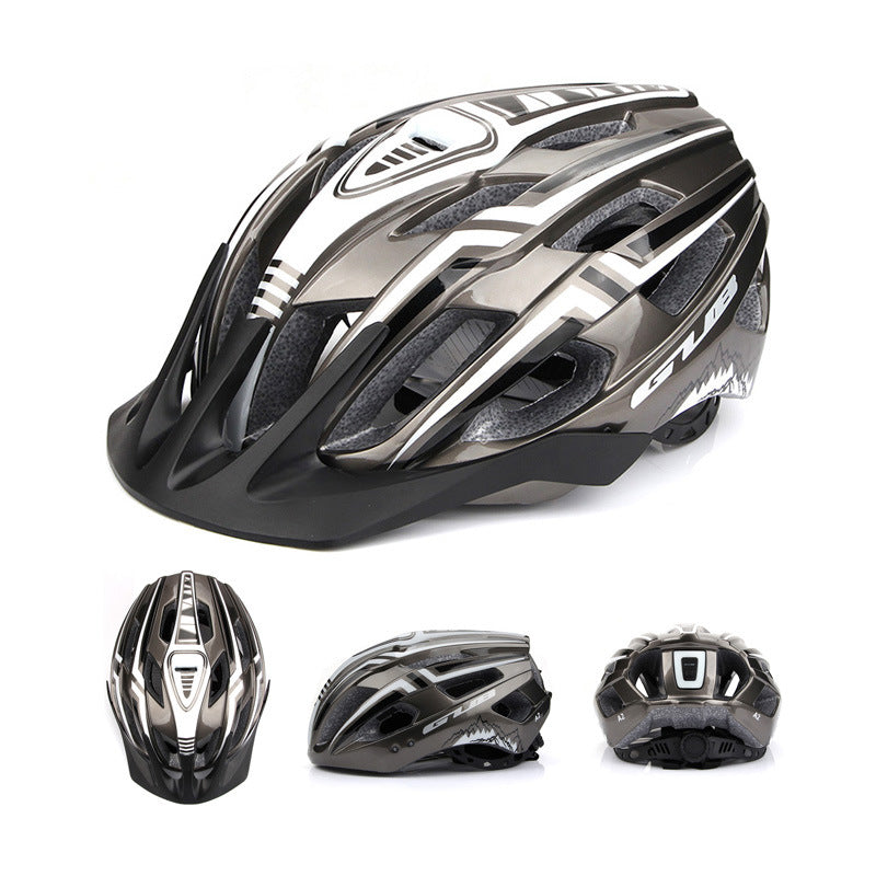 Bicycle Equipment Helmet Summer Men And Women With Lights - Blue Force Sports