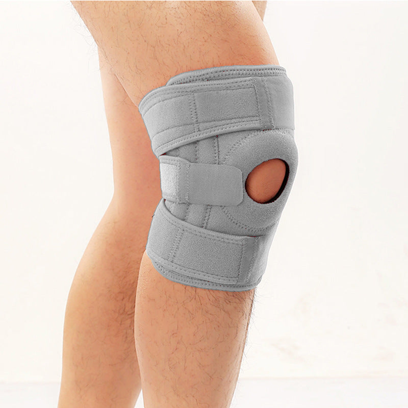 Sports mountaineering knee pads Silicone non-slip fitness spring sports knee pads - Blue Force Sports