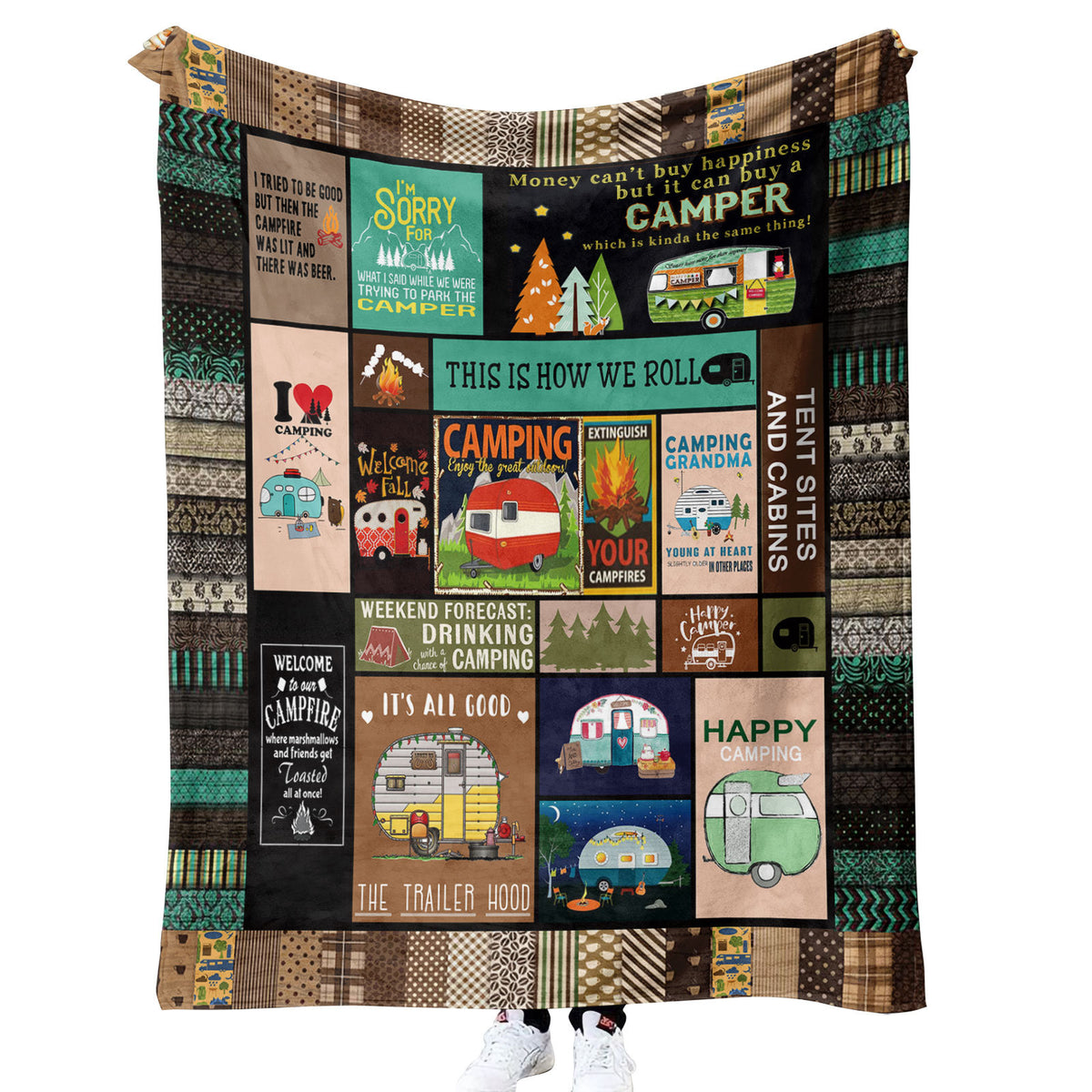 Outdoor camping blanket - Blue Force Sports