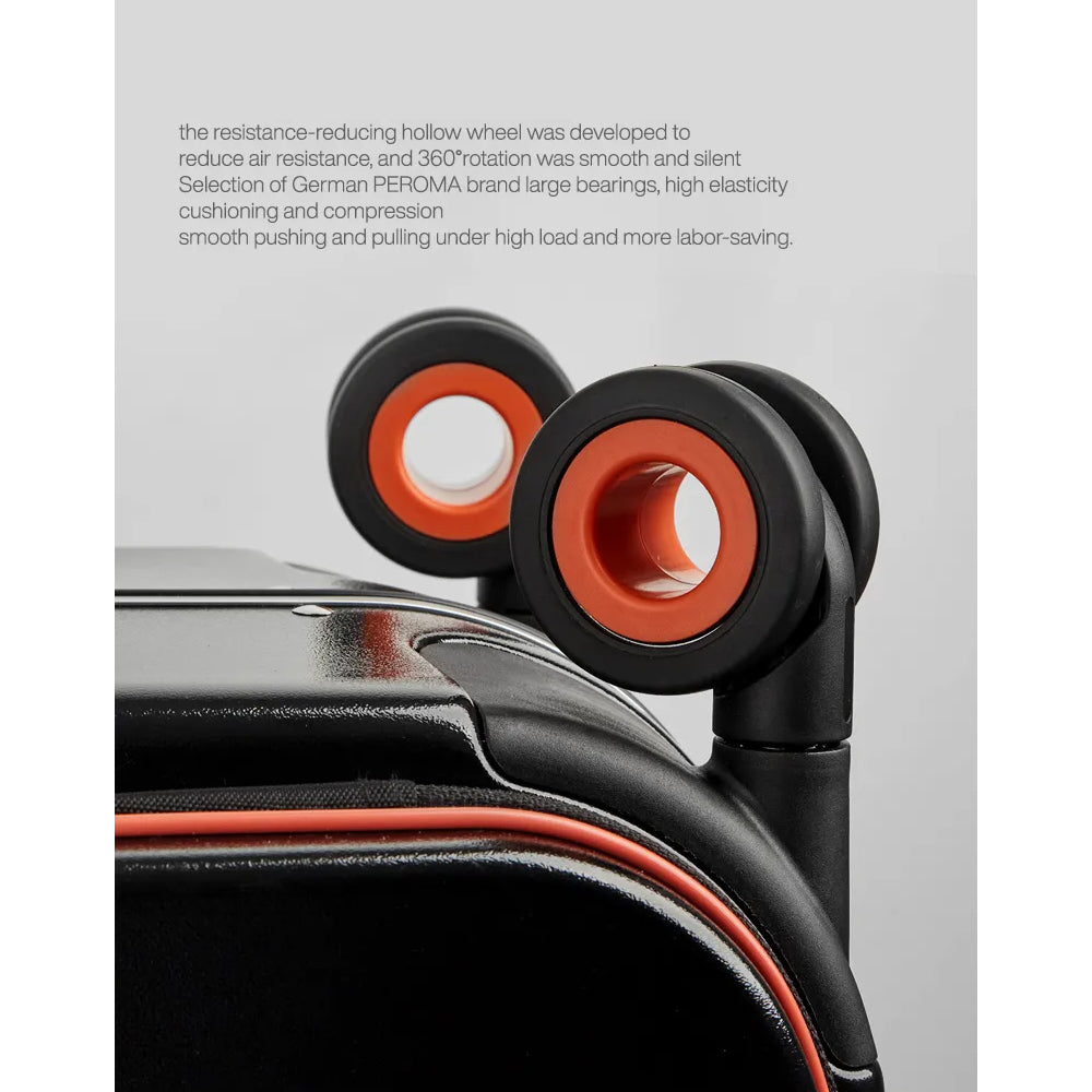 Innovatives Handgepäck-Hartschalen-Trolley mit Aluminiumrahmen