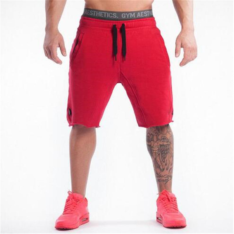 Muscle fitness Summer Shorts brothers Dr. sports pants five running training pants one generation - Blue Force Sports