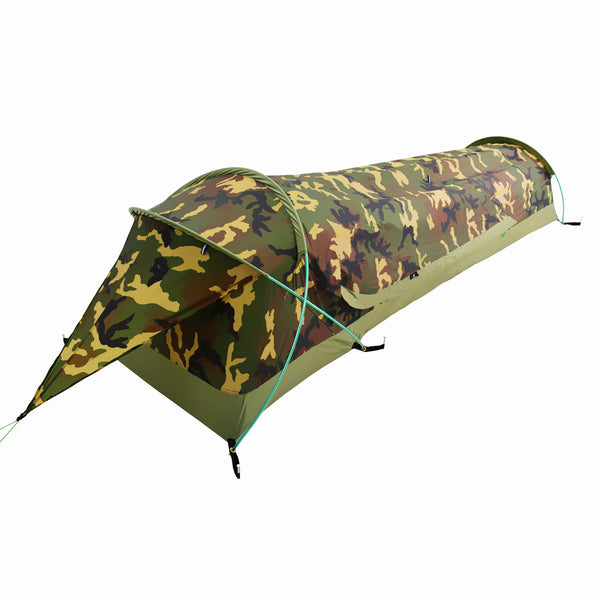 Easy To Build Lightweight And Windproof Bivy Tent With Waterproof Coating - Blue Force Sports