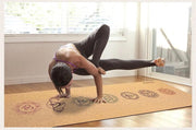 7 Chakra Cork Yoga Mat - Blue Force Sports