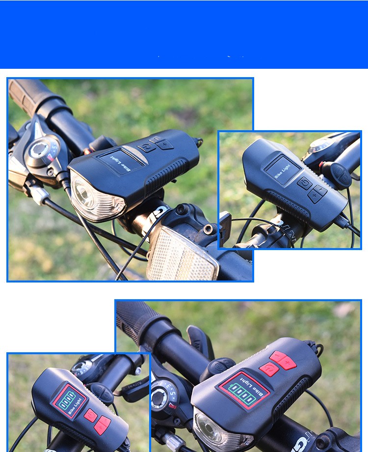 Strong LED Bicycle Light Front Light - Blue Force Sports