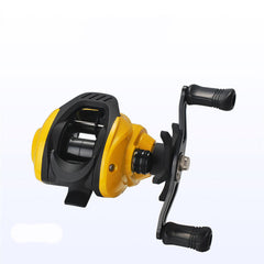 Small Yellow Water Drop Wheel Luya Wheel Fishing Reel Lei Qiang Hit Black Micro-object Modification Wheel - Blue Force Sports