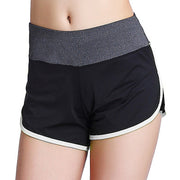 Fake two-piece sports fitness shorts - Blue Force Sports