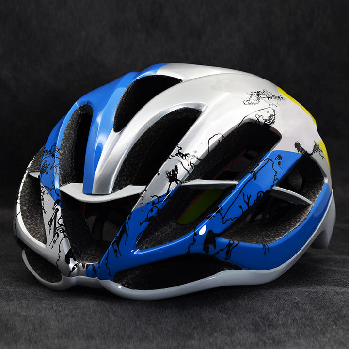 Mountain Bike Road Bike Split Helmet Riding Equipment Accessories - Blue Force Sports