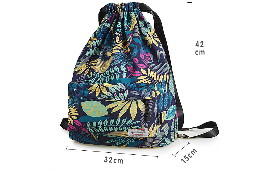 Drawstring bag travel backpack men and women waterproof - Blue Force Sports