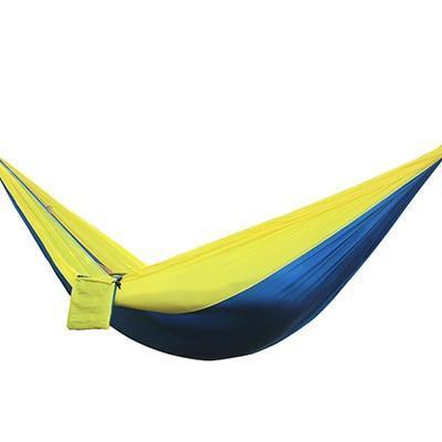 Backpacking Hammock - Portable Nylon Parachute Outdoor Double Hammock - Blue Force Sports