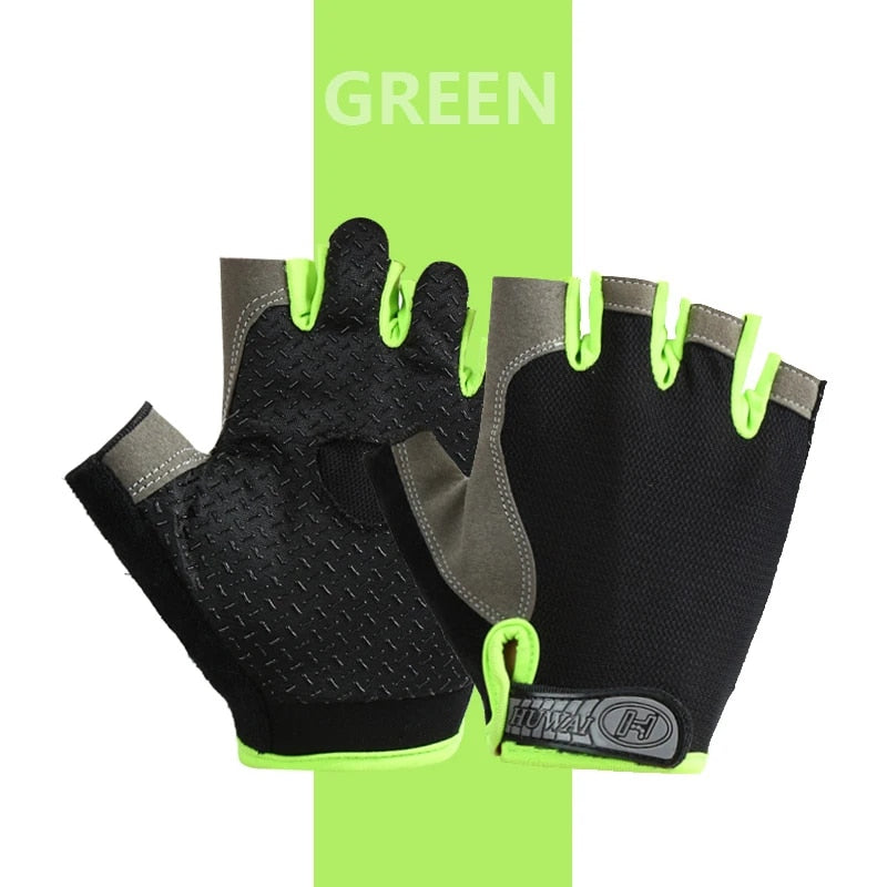 Atmungsaktive Halbfinger-Fahrradhandschuhe für Unisex