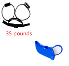 Fitness Women Booty Butt Band Resistance Bands Adjustable Waist Belt Pedal Exerciser For Glutes Muscle Workout Free Bag - Blue Force Sports