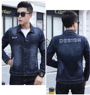 Printed vest casual denim - Blue Force Sports