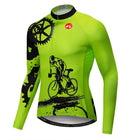 Riding Bicycle Jersey Long Sleeve Cycling Jersey - Blue Force Sports