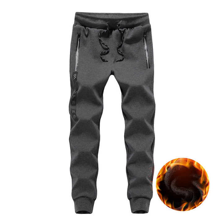 The new winter Korean youth Haren feet pants men sports pants pants men's casual pants. The trend of health - Blue Force Sports