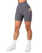 Women's Cross Sports Tight Short Belt Pockets - Blue Force Sports