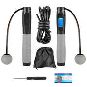 Smart electronic counting skipping rope - Blue Force Sports