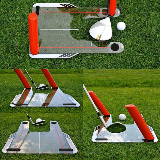 Putting Practice Mirror, Putting Practice Device,  Accessories, Supplies - Blue Force Sports