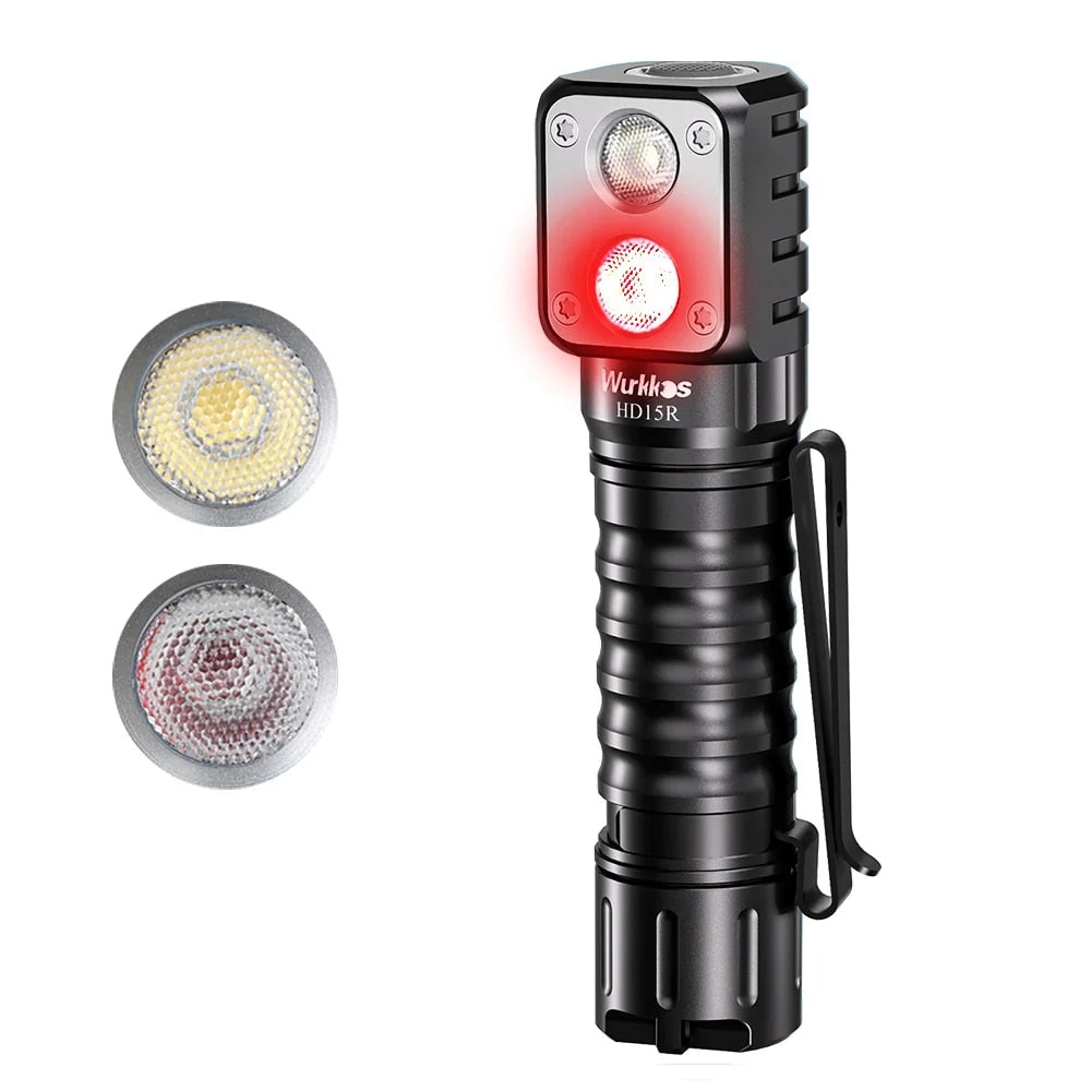 Wiederaufladbare Stirnlampe HD15R/HD15: Ihr ultimativer Begleiter im Freien