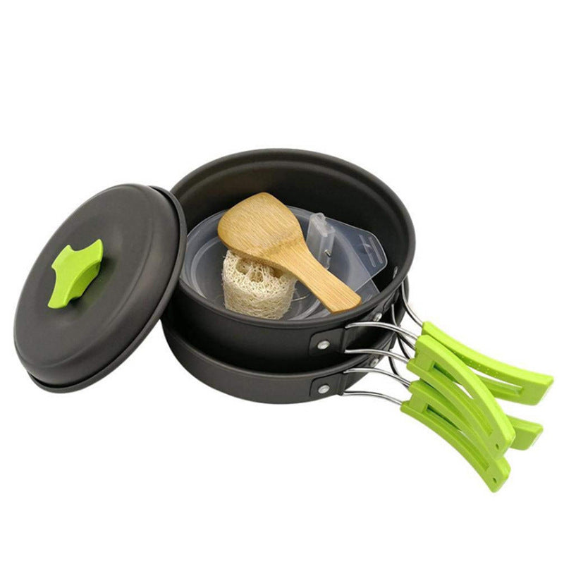 Outdoor cookware 1-2 people camping cookware set - Blue Force Sports