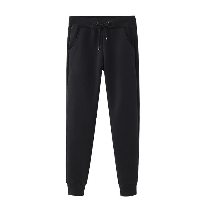 Cashmere casual pants 2021 autumn and winter new style, simple and easy to add loose trousers and warm pants Haren pants - Blue Force Sports